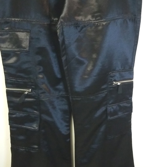Satin Parachute Cargo Pants - Picture 5 of 9
